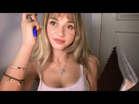 ASMR lofi girl next door sketches you (measuring, soft spoken)🎀