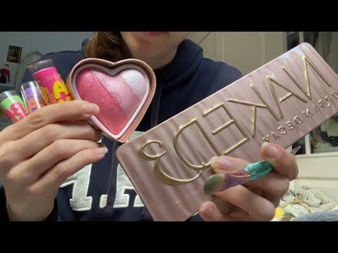 asmr doing your 2016 glam makeup