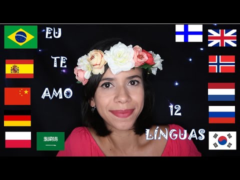 ASMR - WHISPERING EU TE AMO IN 12 LANGUAGES 💞 #asmrbrasil #whispering