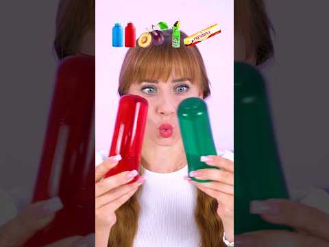 ASMR Emoji Jelly, Candy Spray, Butter Mukbang #shorts