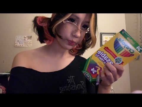 color with me lofi asmr ^_^ ( soft spoken ) 