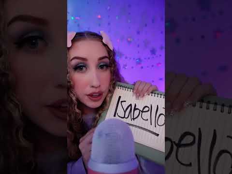Did I write your name? 💤  #asmr #asmrvideo #