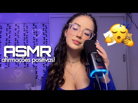 ASMR - SUSSURROS PARA DESLIGAR A MENTE 💤 | afirmações positivas