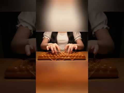 caramel Keyboard #asmrsounds #asmrvideo #keyboardasmr