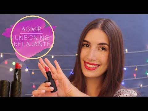 ASMR | Unboxing Relajante: El primer labial para el ASMR - Probando ASMRtistry One Lipstick