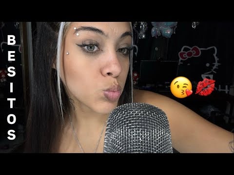 ASMR TE DOY BESIT0S HASTA QUE TE DUERMAS 😘