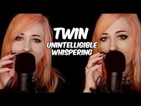 ASMR Twin Unintelligible Whispering