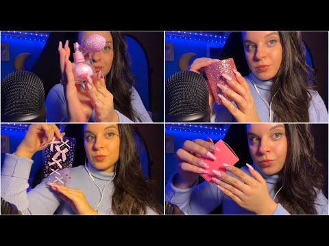 ASMR +40 MIN Objetos Rosas San Valentín ♡