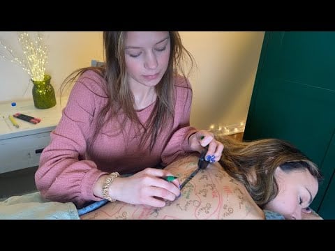 ASMR Medical Exam with Katie | Belly Exam, Back Exam & Tracing (1 Hour) w @ilovekatieasmr 