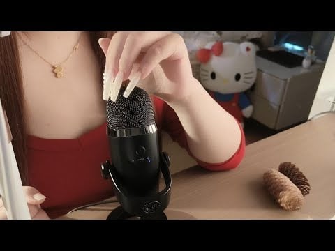 Sleepy Comfort ASMR | Cute Girl Tapping, Scratching & Mouth Sounds