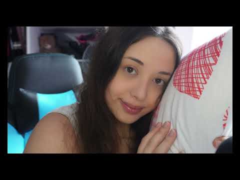 Desire and Whispers: ASMR Italian Girl's Pillow Hugging