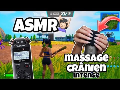 ASMR Français • TASCAM MASSAGE CRANIEN ULTRA INTENSE 😴💤 (+blabla)