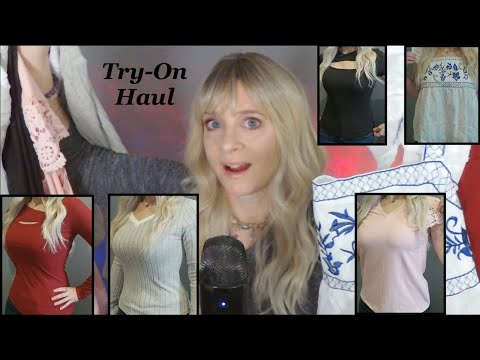 ASMR Gum Chewing Clothing Try-On Haul | Dressin Amazing Deals