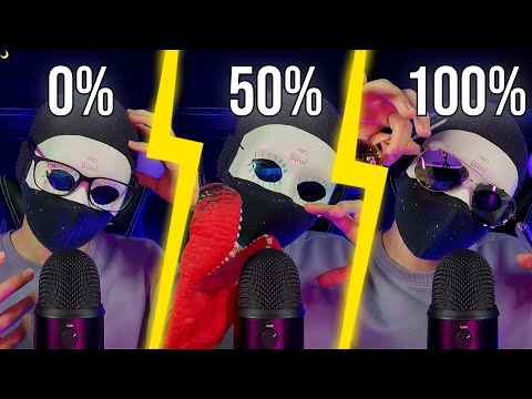 0% Vs 50% Vs 100% ASMR