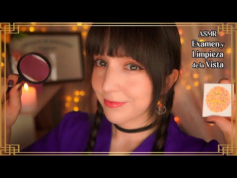 ⭐ASMR Examen de la Vista, Limpieza de Ojos [Sub] Doctora en Español