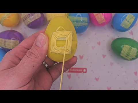 Mystery egg opening ASMR suprise doodle pulling. So satisfying!