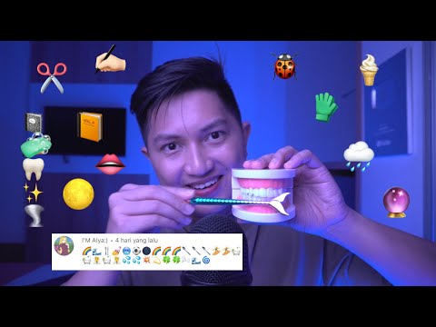 ASMR EMOJI CHALLENGE🚦100% Relax and Making Sleep Fast