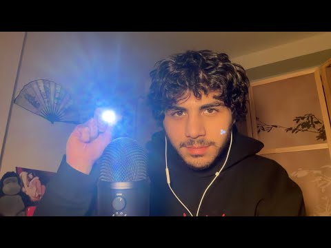 ASMR Follow The Light + Mouth Sounds (minimal talking)