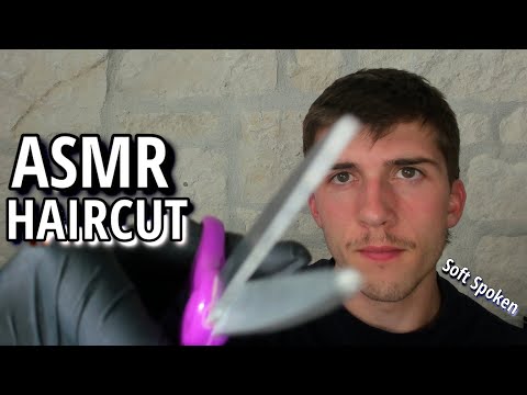 ASMR Relaxing Haircut Roleplay (Soft Spoken)