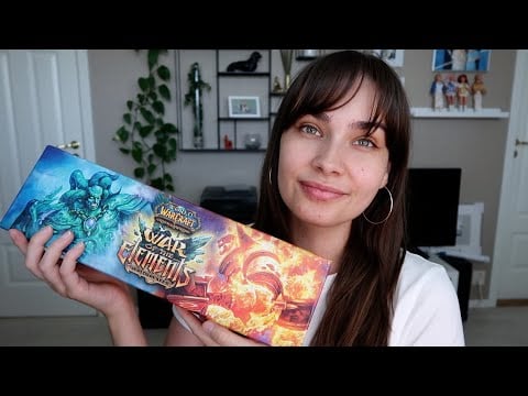 ASMR Unboxing World of Warcraft War of the Elements TCG