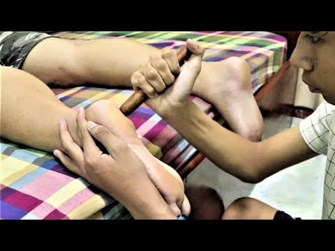 ASMR Mixed Tools Foot Massage with Scratching Sound