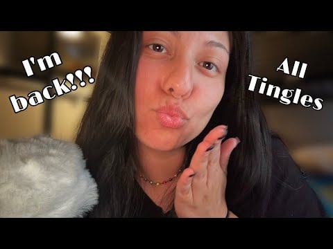 ASMR I’m back with all your favorite tingles✨(kisses, mouth sounds, personal attention) 