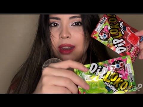 Asmr pirulito que explode na boca