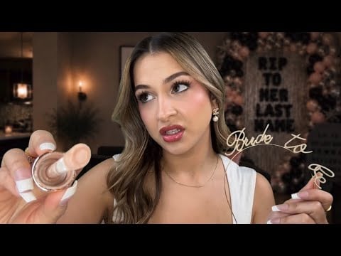 ASMR Toxic BFF Gets You Ready for Bachelorette Night💄 (She Wore White 🤨)