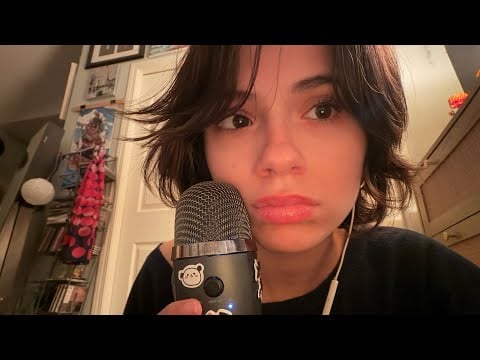 ASMR whispering like we are on call together 