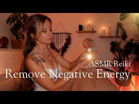 ASMR Reiki Removing Negative Energy ✨ Anxiety Relief, Plucking, Pulling & Personal Attention
