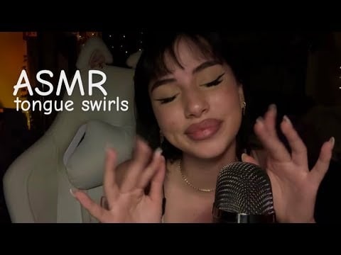 ASMR TONGUE swirls and flutters ✨