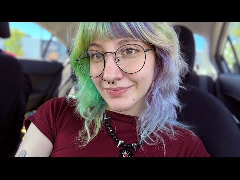 ASMR personal attention and tapping in my car #lofi 