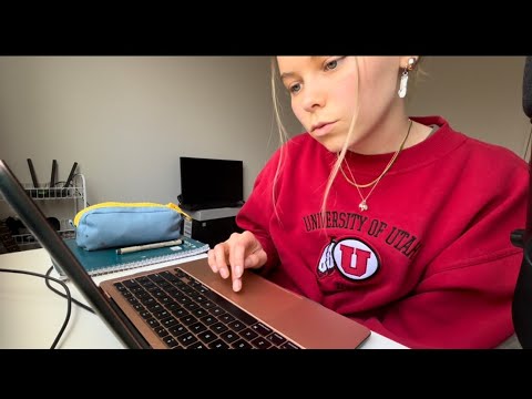 ASMR Study with me📚💡