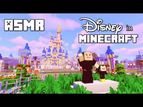 Minecraft ASMR | Let me take you on a ✨MAGICAL✨ tour of DisneyWorld! | Soft spoken 😴