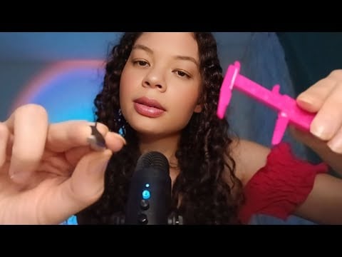 ASMR | FAZENDO suas SOBRANCELHAS delicadamente ENQUANTO DORME 😴