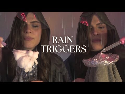 ASMR sotto la Pioggia 🌧️ Triggers che simulano il suono della pioggia e del temporale