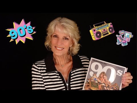 LET'S GO BACK TO THE 1990s!! ASMR Flip of All-American Ads!