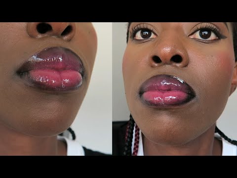Plumpy Glossy *Pink* Lip Combo For WOC Dark Skin | Fast & Easy