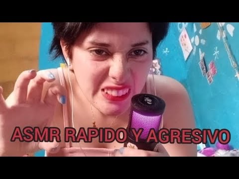 ASMR casero - rapido y agresivo (male sal) :,v