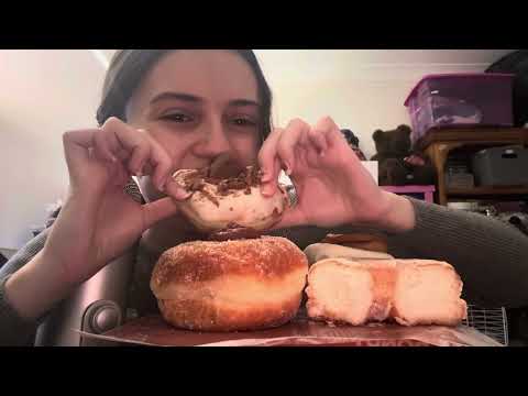 ASMR Doughnut Mukbang 🍩(Eating Sounds)