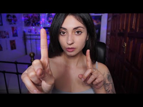 ASMR ENFÓCATE EN MÍ 👆🏼 Sigue mis instrucciones para dormir💖