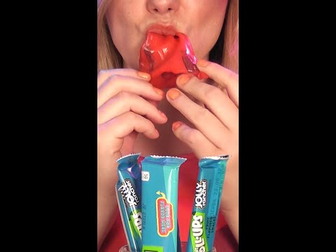 👆🏼👆🏼👆🏼 Long version 👉🏼 Mouth-watering Chewing Sounds 🤤 | ASMR Soft Candy Eating #shorts