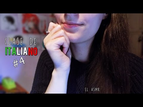 ♡ ASMR español ♡ CLASE DE ITALIANO #4 (susurros♥)