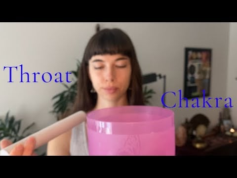 Reiki ASMR ~ Throat chakra balancing | Speak your truth | Communication | Relaxing | Energy healing