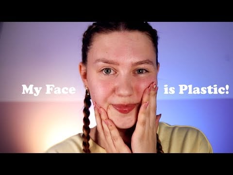 ASMR My Face is Plastic (face tapping with layered sounds)