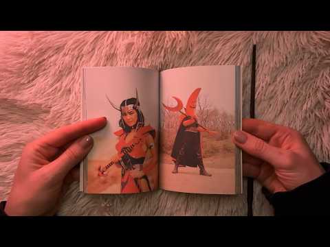 ASMR Flipping Through Japanese TV Villains 🎭⚔️ ~