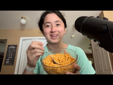 ASMR Mac And Cheese Mukbang