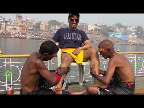 ASMR Street Massage Experience | Best Street Barber Chamunda brothers | Asmr Yogi