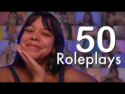 50 ROLEPLAYS ASMR pour 50k abonnés ❤️ (soft spoken + chuchotements)