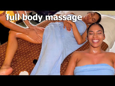 ASMR: Relaxing THAI FULL BODY SCRUB MASSAGE!